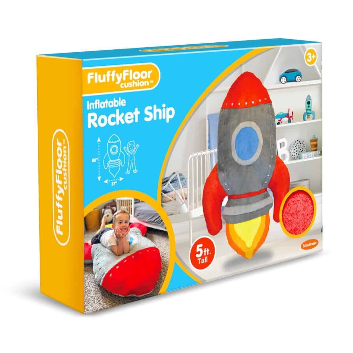 Cojín Inflable de Piso de Cohete Blast Off, Almohada de - Imagen 7