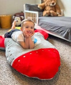 Cojín Inflable de Piso de Cohete Blast Off, Almohada de