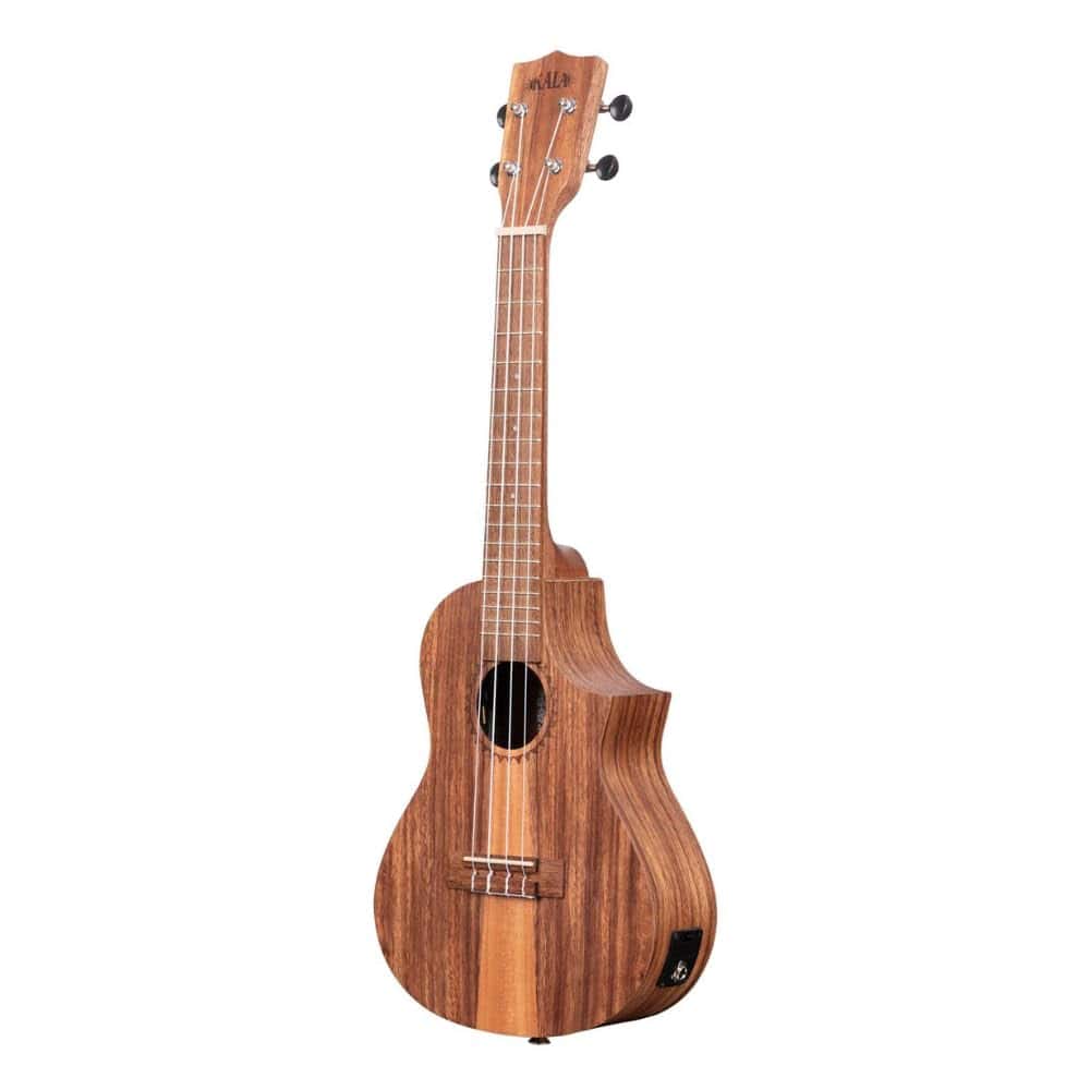 Ukulele Concierto Kala Teak Tri-Top con Cutaway y EQ - Imagen 3