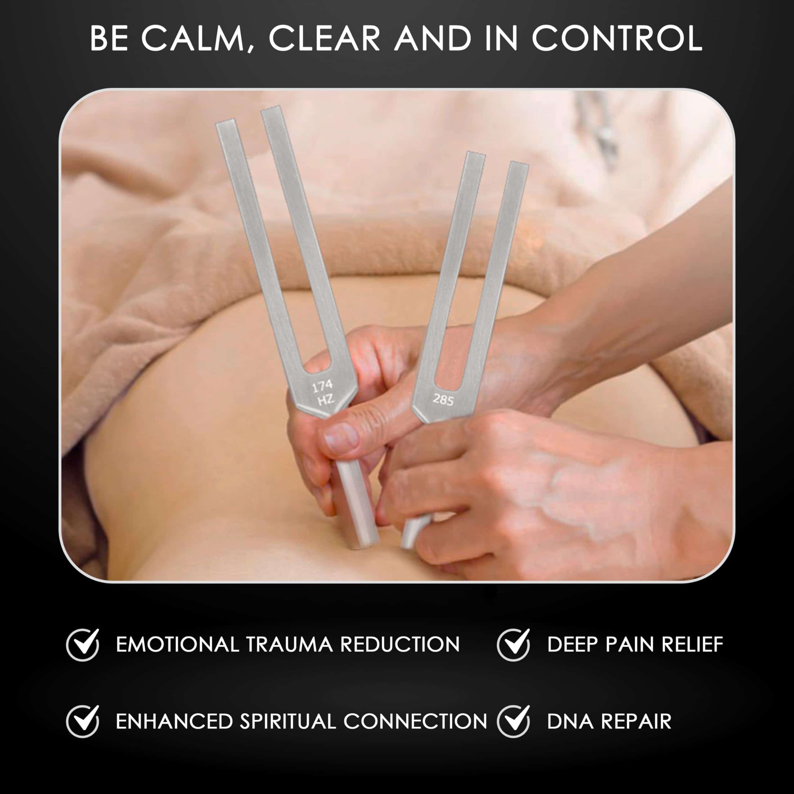 Juego de 11 Diapasones Solfeggio ABECIOUS para Sanación con - Imagen 8