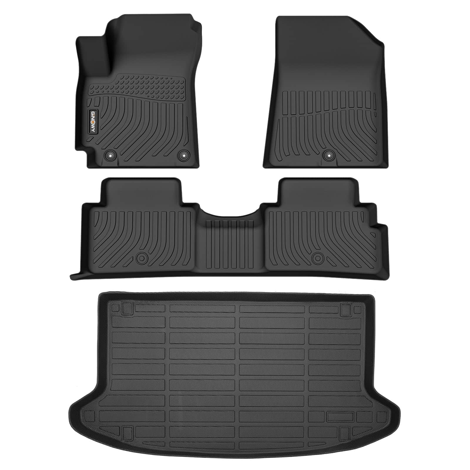 Set de Tapetes para el Piso y Forro de Carga GINOWY para