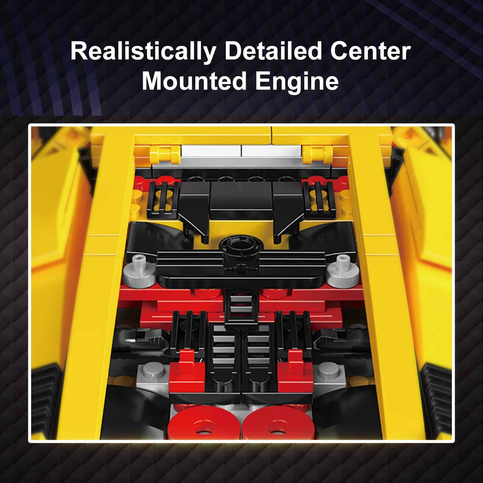 Modelo de coche deportivo Mould King 13195H, 1384 piezas - Imagen 4