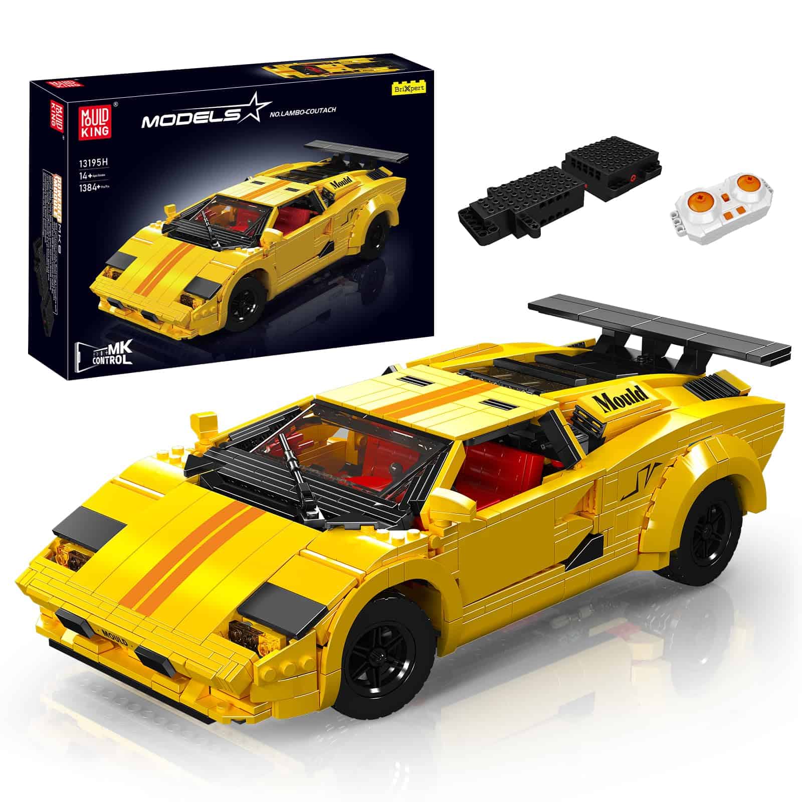 Modelo de coche deportivo Mould King 13195H, 1384 piezas