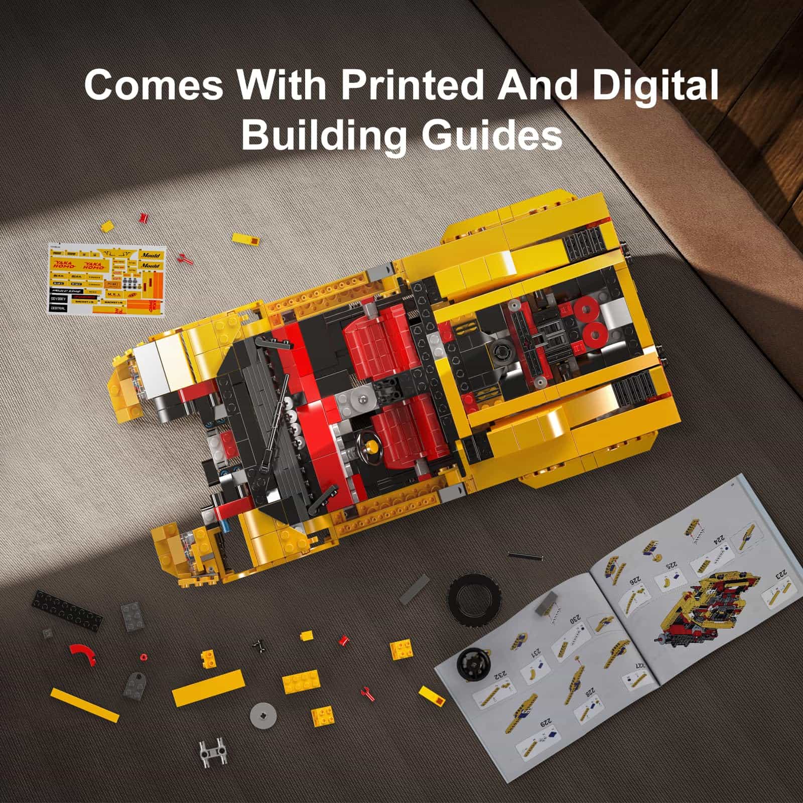 Modelo de coche deportivo Mould King 13195H, 1384 piezas - Imagen 7