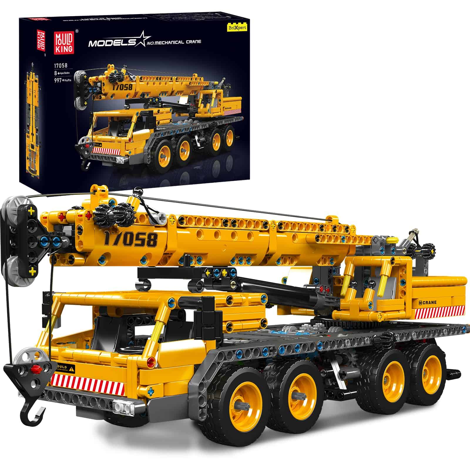 Mould King 17058 City Mobile Crane Truck Juguete Set de