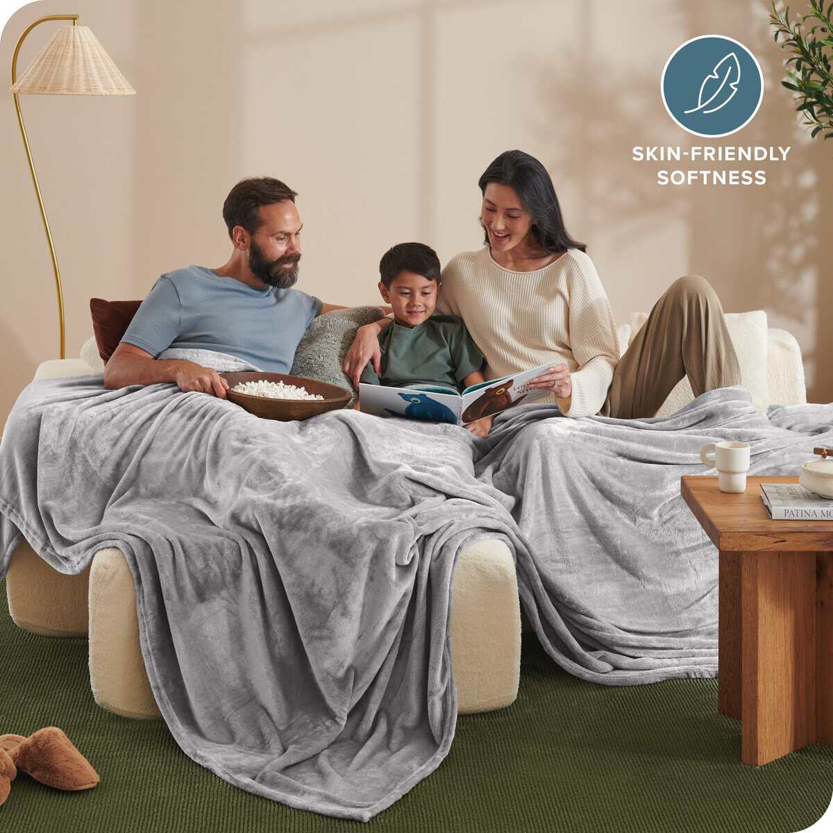 Manta de Forro Polar Bare Home - Twin/Twin Extra Largo - - Imagen 8