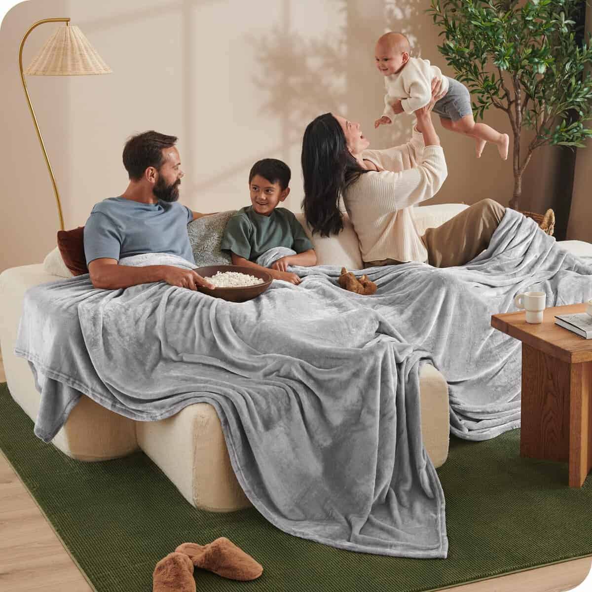 Manta de Forro Polar Bare Home - Twin/Twin Extra Largo -