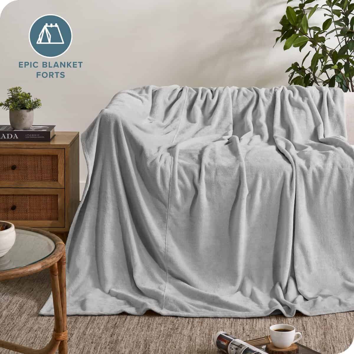 Manta de Forro Polar Bare Home - Twin/Twin Extra Largo - - Imagen 6