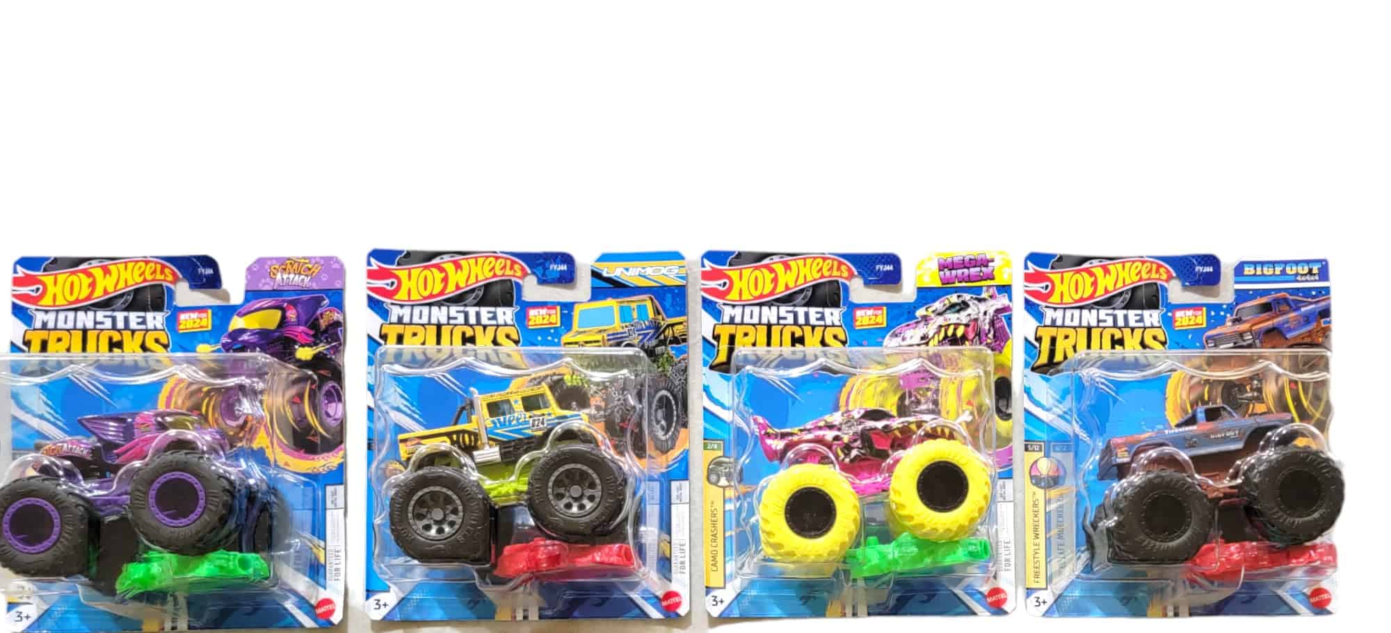 Set Completo de 8 Vehículos Diecast de Hot Wheels Monster - Imagen 4