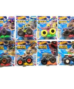 Set Completo de 8 Vehículos Diecast de Hot Wheels Monster