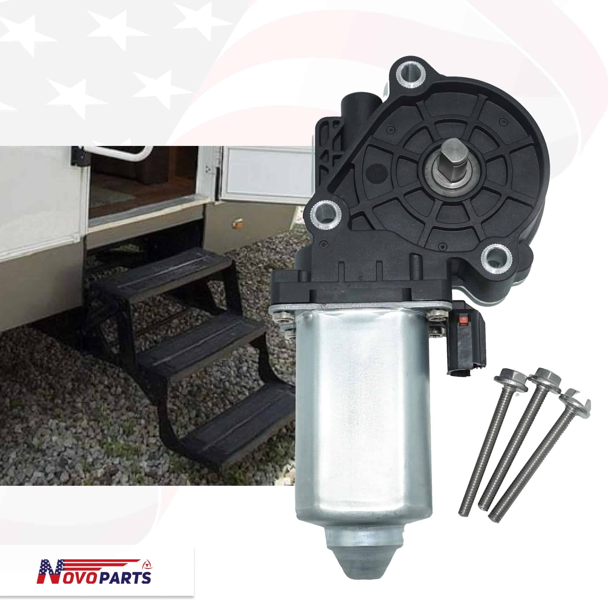 Motor NOVOPARTS RV Step 379147 para Escalones RV Eléctricos - Imagen 6