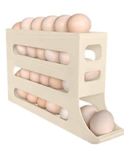 NOVMPAQ 30 Eggs Egg Holder for Fridge - Organizador de