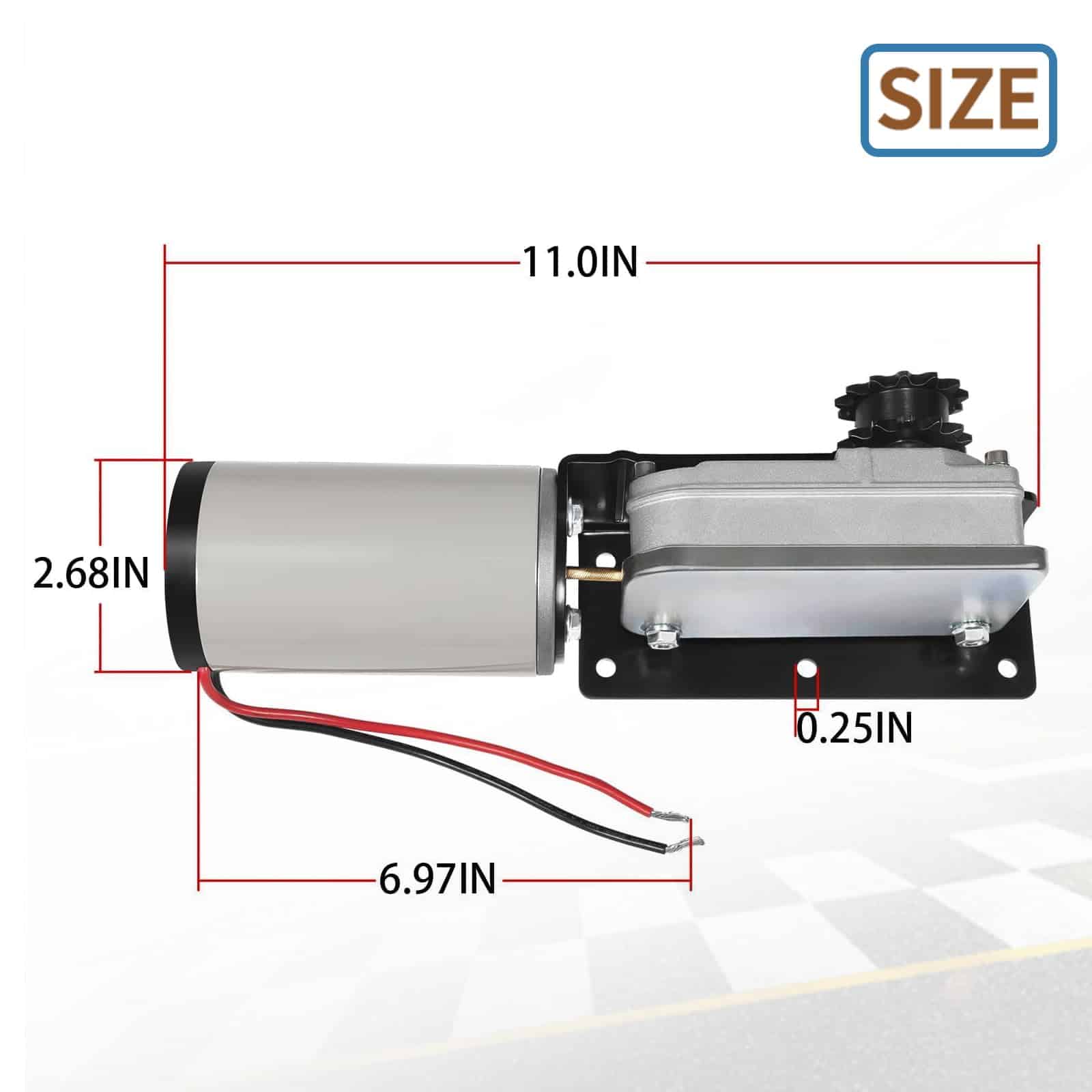 NBWIYQP 225008 Caja de Engranajes del Motor del Slide Out - Imagen 6