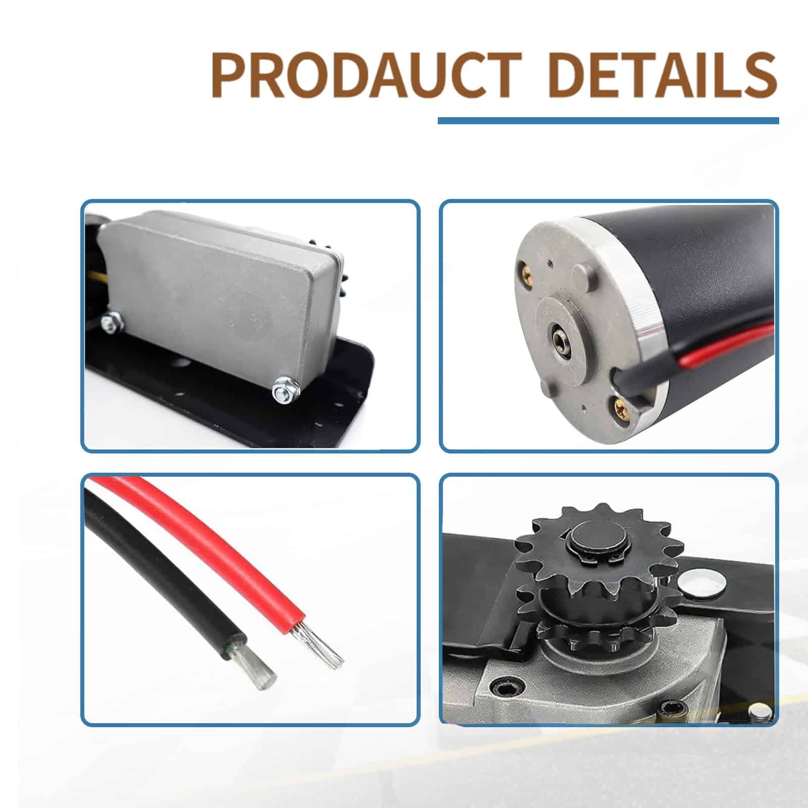 NBWIYQP 225008 Caja de Engranajes del Motor del Slide Out - Imagen 4