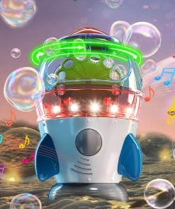 Máquina de Burbujas, Burbujero Automático Cohete Giratorio