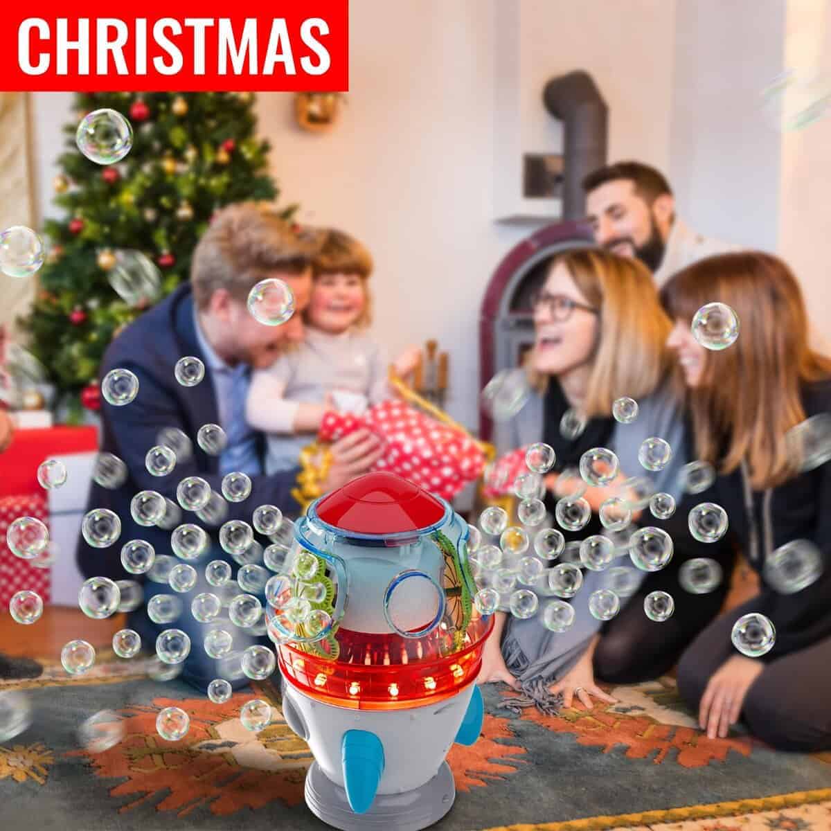 Máquina de Burbujas, Burbujero Automático Cohete Giratorio - Imagen 8