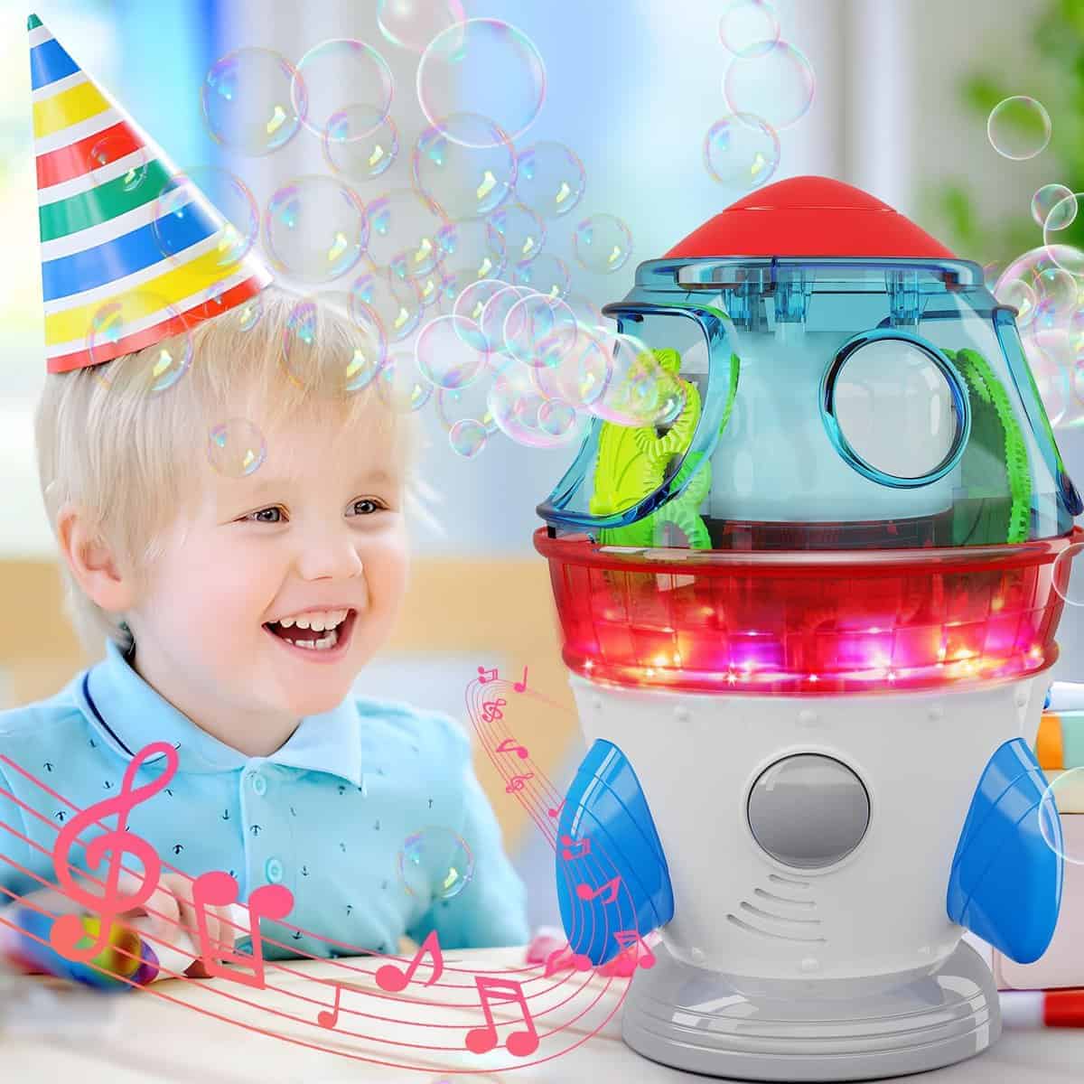 Máquina de Burbujas, Burbujero Automático Cohete Giratorio - Imagen 7