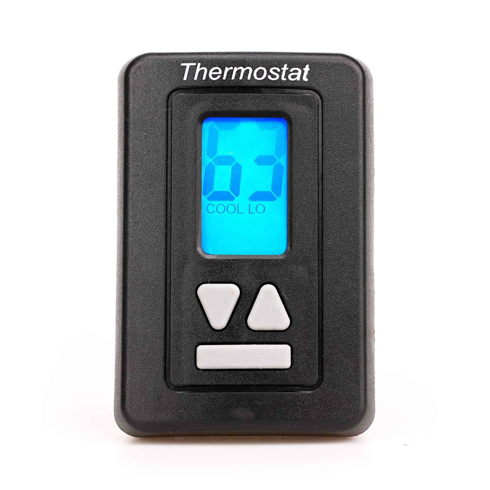 Termostato para RV Heat/Cool de Furniqro, Digital 12V Negro