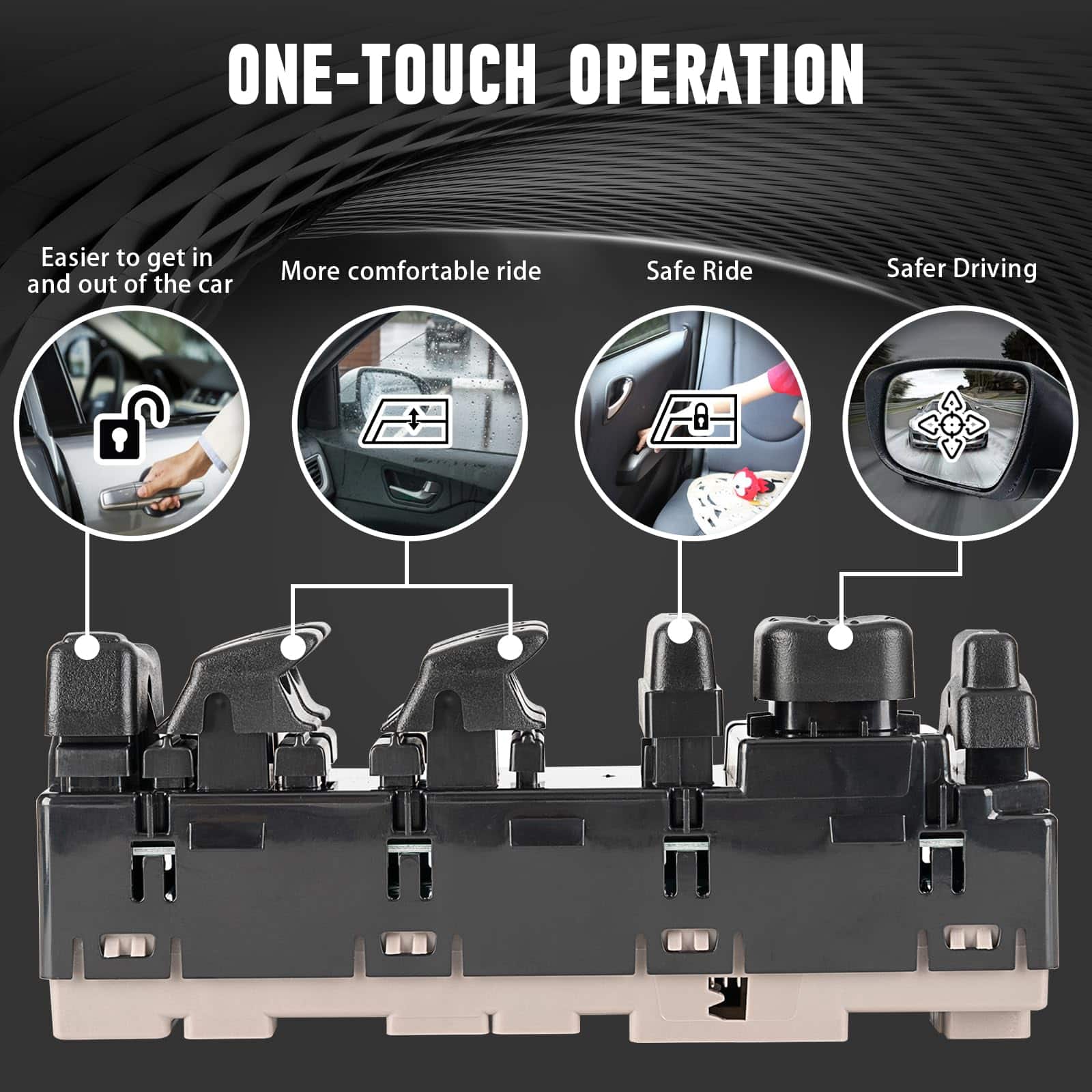Interruptor de control maestro de la ventana delantera del - Imagen 7