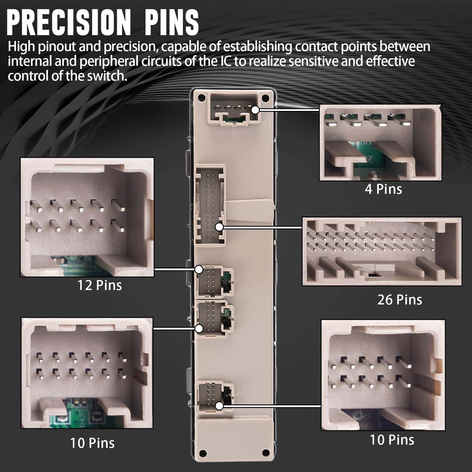 Interruptor de control maestro de la ventana delantera del - Imagen 5