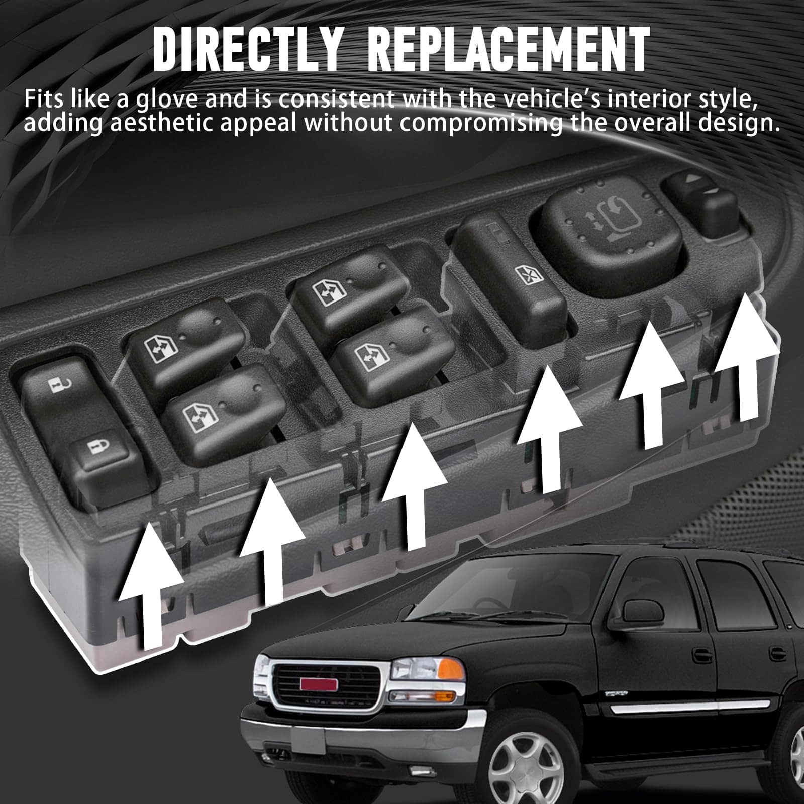 Interruptor de control maestro de la ventana delantera del - Imagen 3