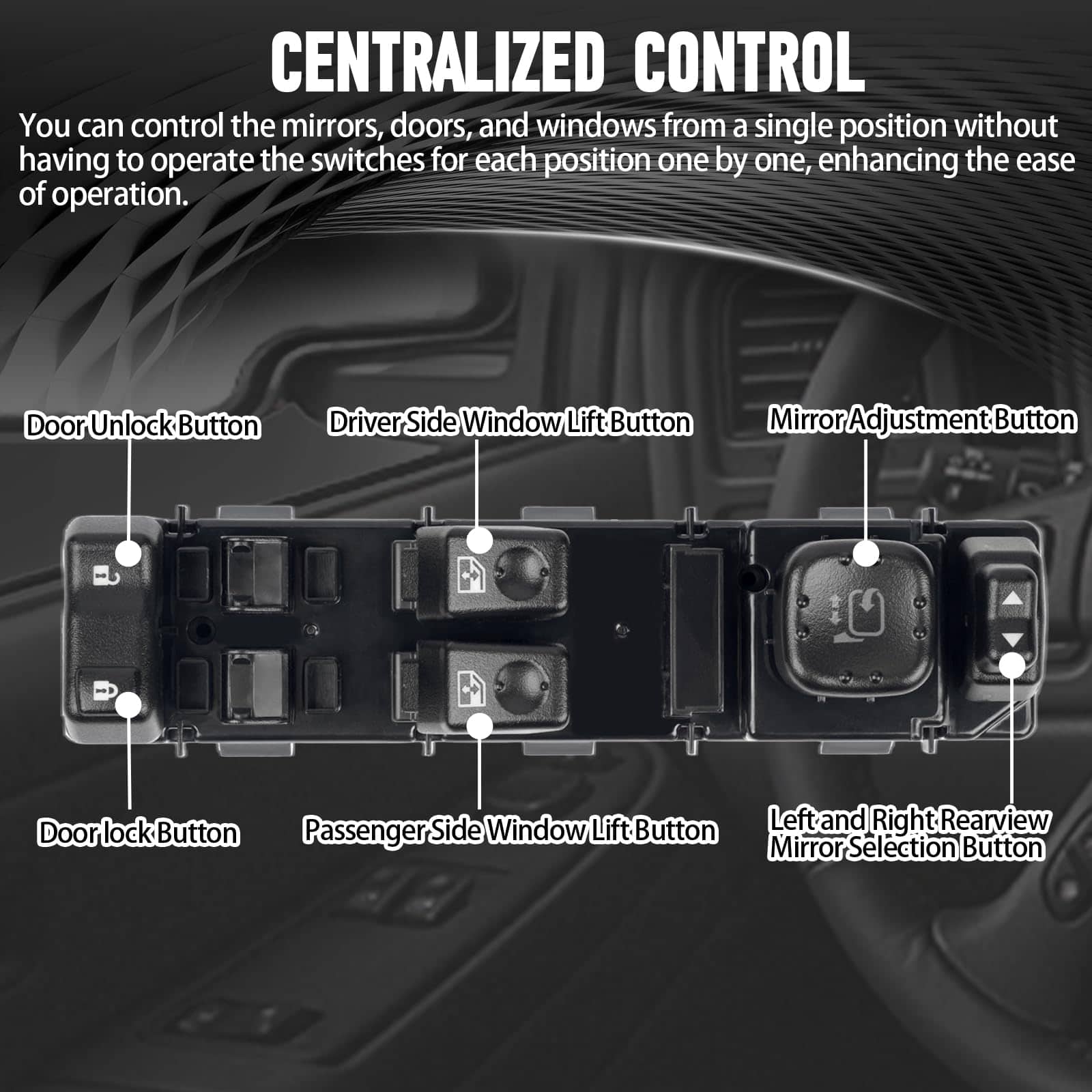 Interruptor de Control de Ventana Principal -48 DWS248 - Imagen 4