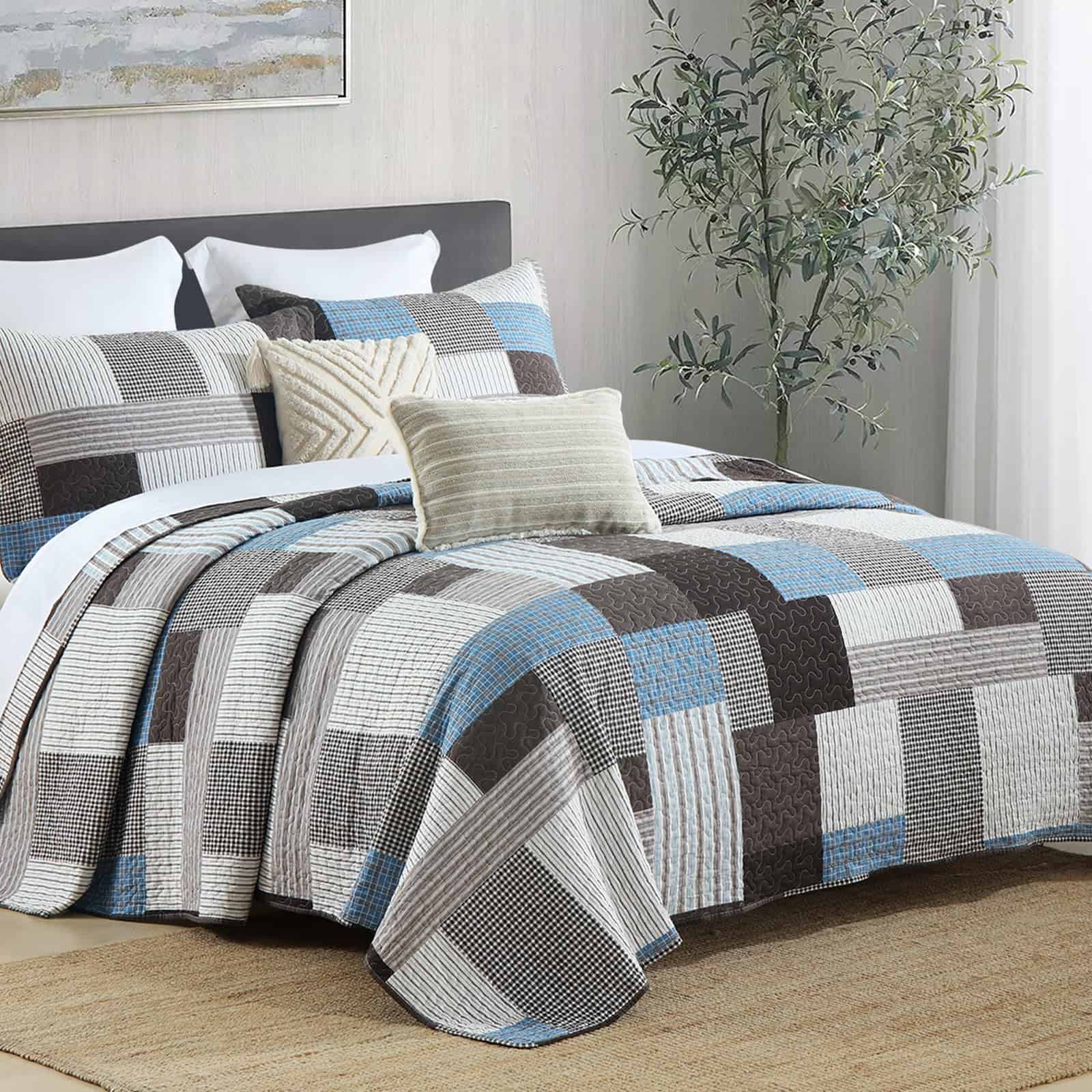 Juego de Edredón King Size CozyStitch, Juego de Edredón de