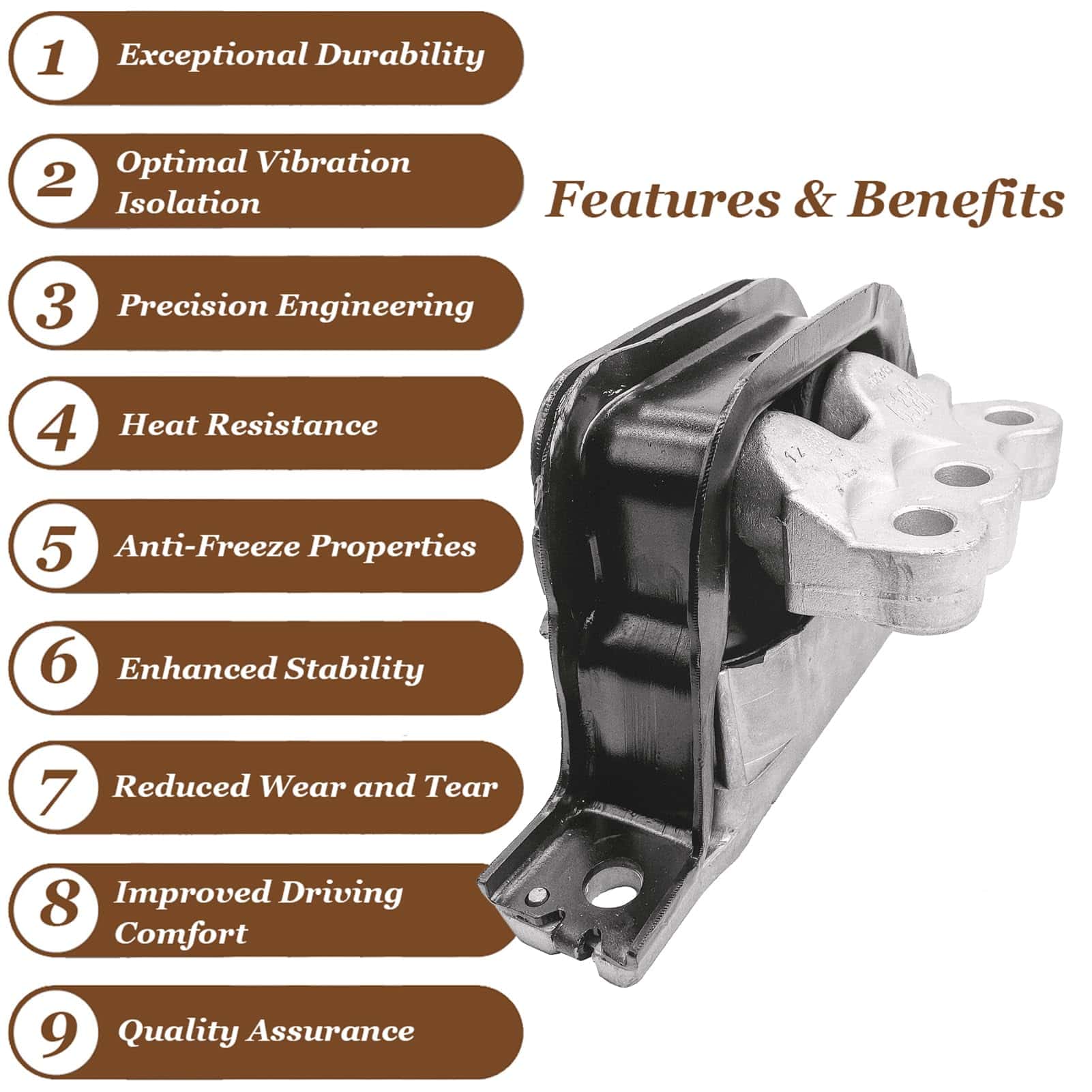 Conjunto de 4 soportes de motor, soporte de motor y soporte - Imagen 4