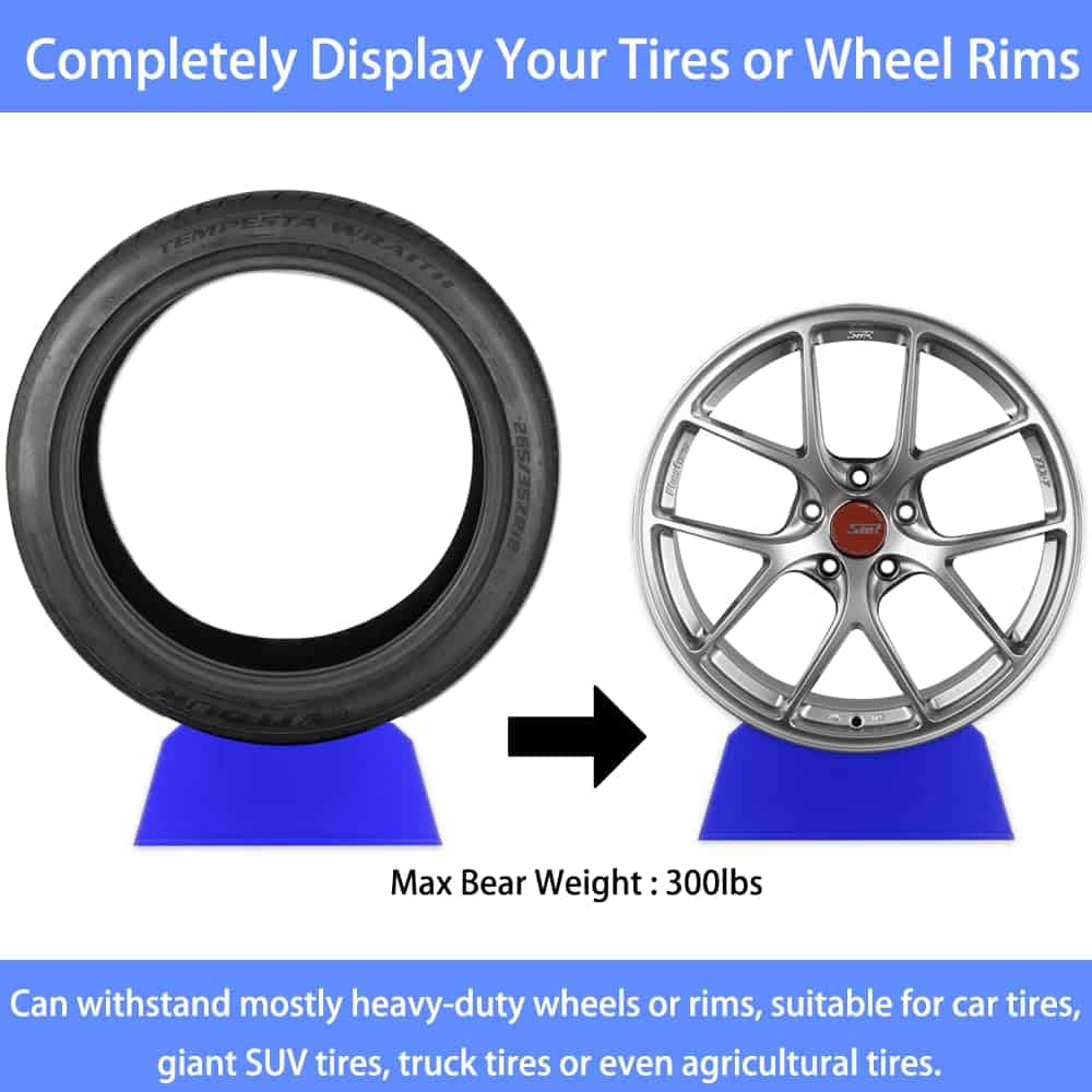 Soporte para Exhibición de Neumáticos de Coche TUBYIC - Imagen 4