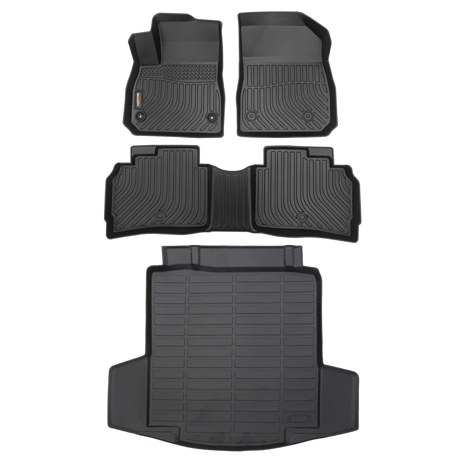 Conjunto de Tapetes para Pisos & Forro de Carga Binmotor