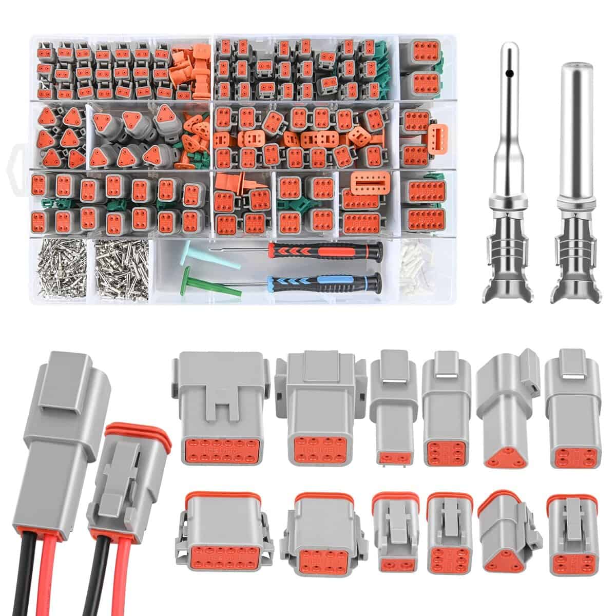 Kit de Conector DT Nilight de 2 3 4 6 8 12 Pines 50 Sets
