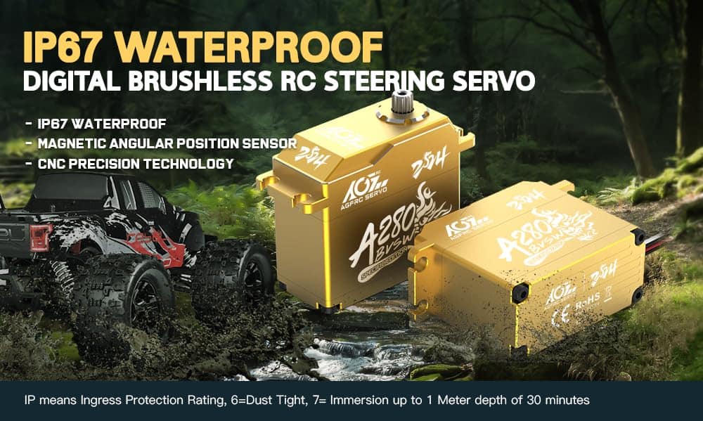 AGFRC 128KG Servo-Motor de Alto Torque 1/5 Escala - 16.8V - Imagen 8