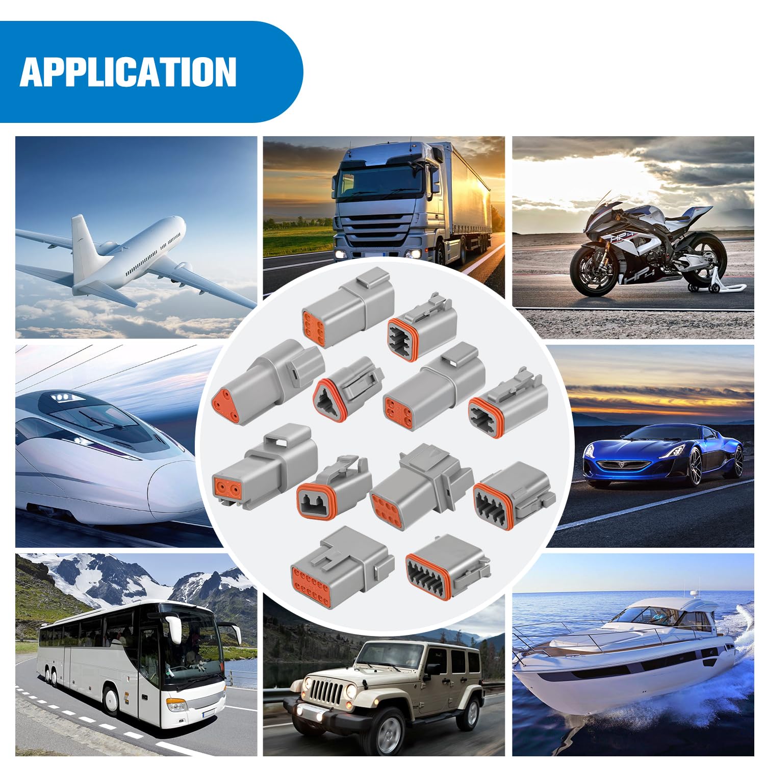 Kit de Conector DT Nilight de 2 3 4 6 8 12 Pines 50 Sets - Imagen 9