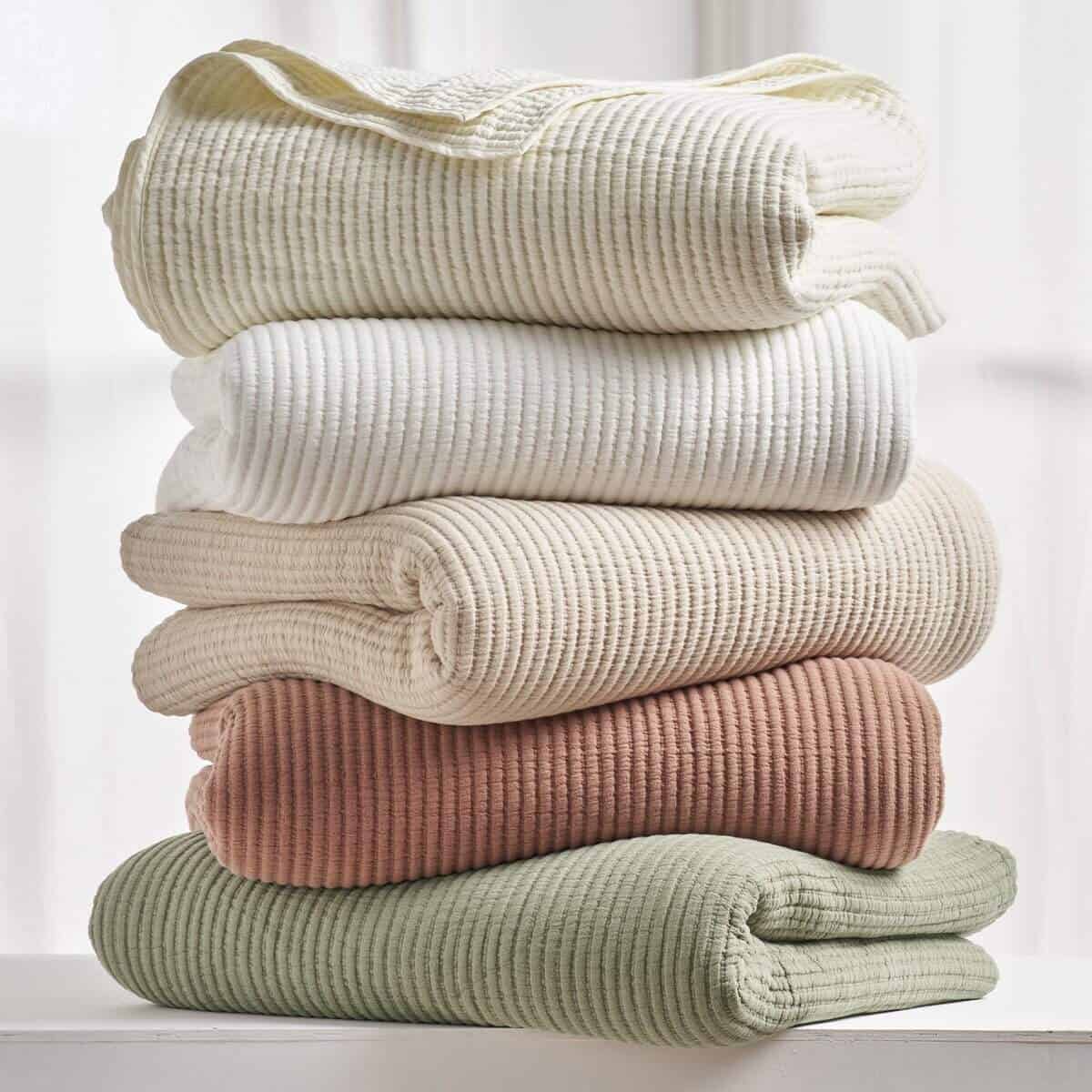 Juego de Colcha de Algodón EVERGRACE Tamaño -Verde Salvia - Imagen 8