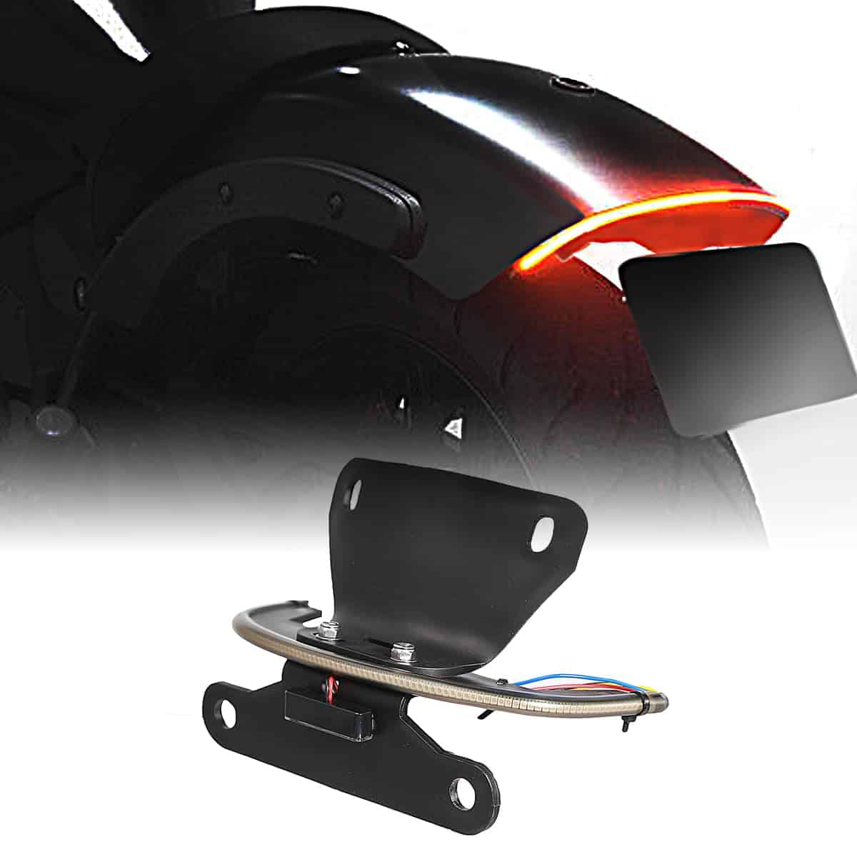 LED Fender Eliminator Luz Trasera Integrada Para Kawasaki