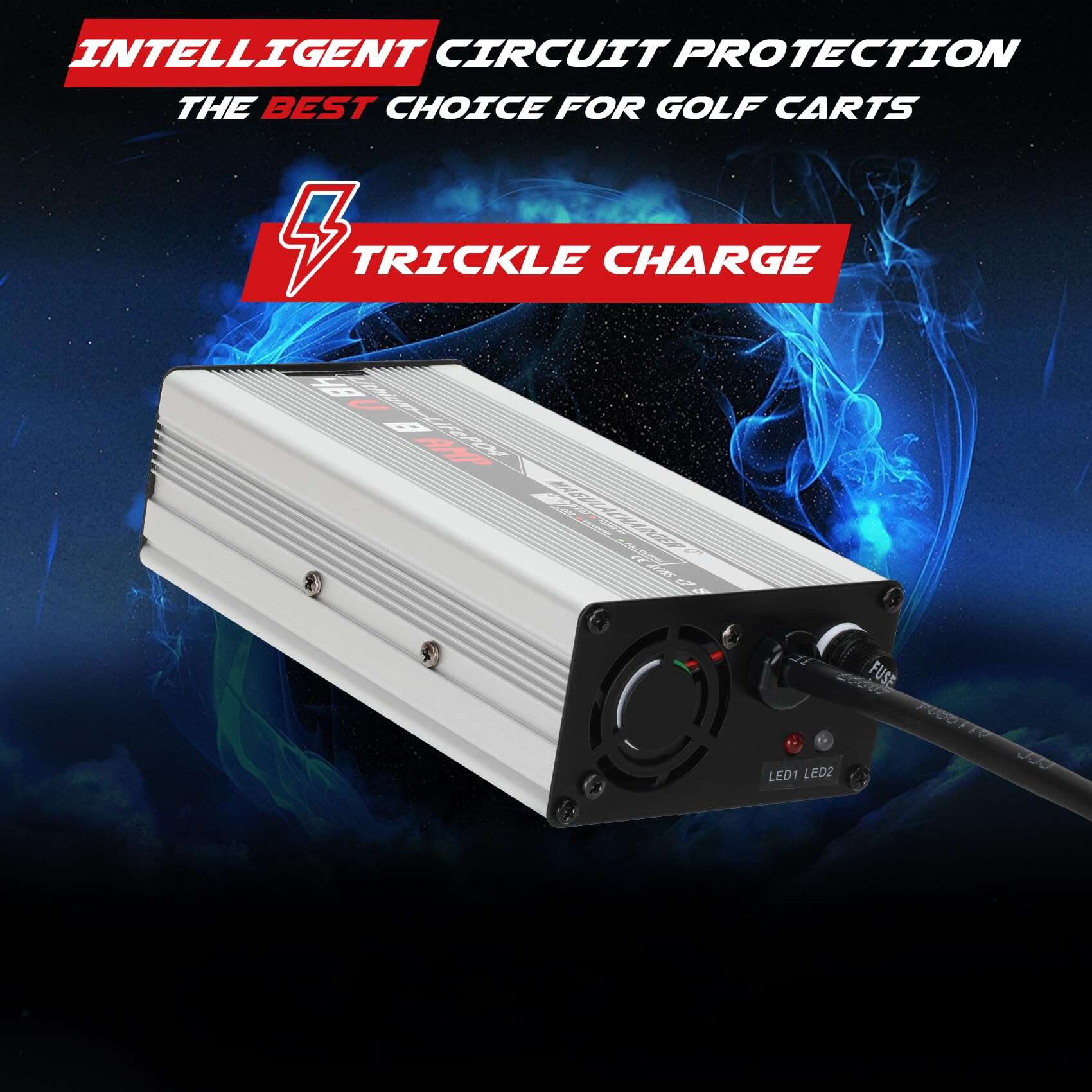 Cargador de Batería de Litio Lifepo4 Magula 48V/58.4V 8A, - Imagen 3