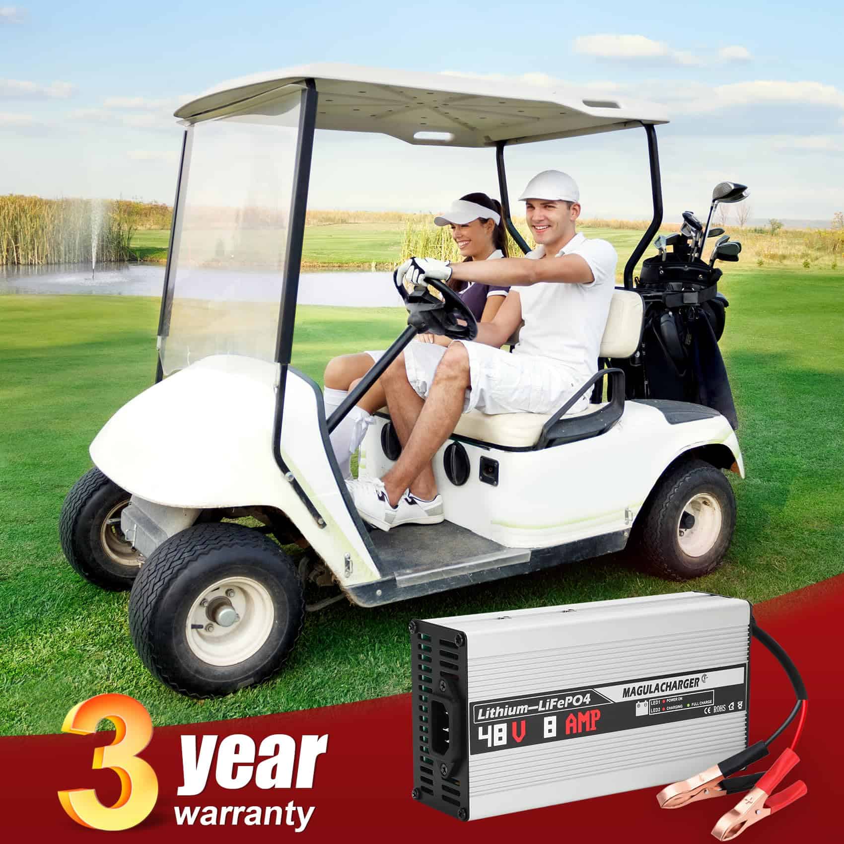 Cargador de Batería de Litio Lifepo4 Magula 48V/58.4V 8A, - Imagen 8