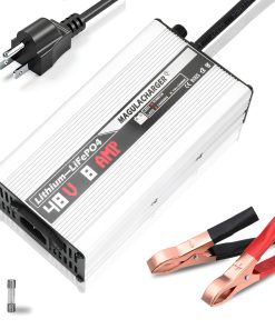 Cargador de Batería de Litio Lifepo4 Magula 48V/58.4V 8A,