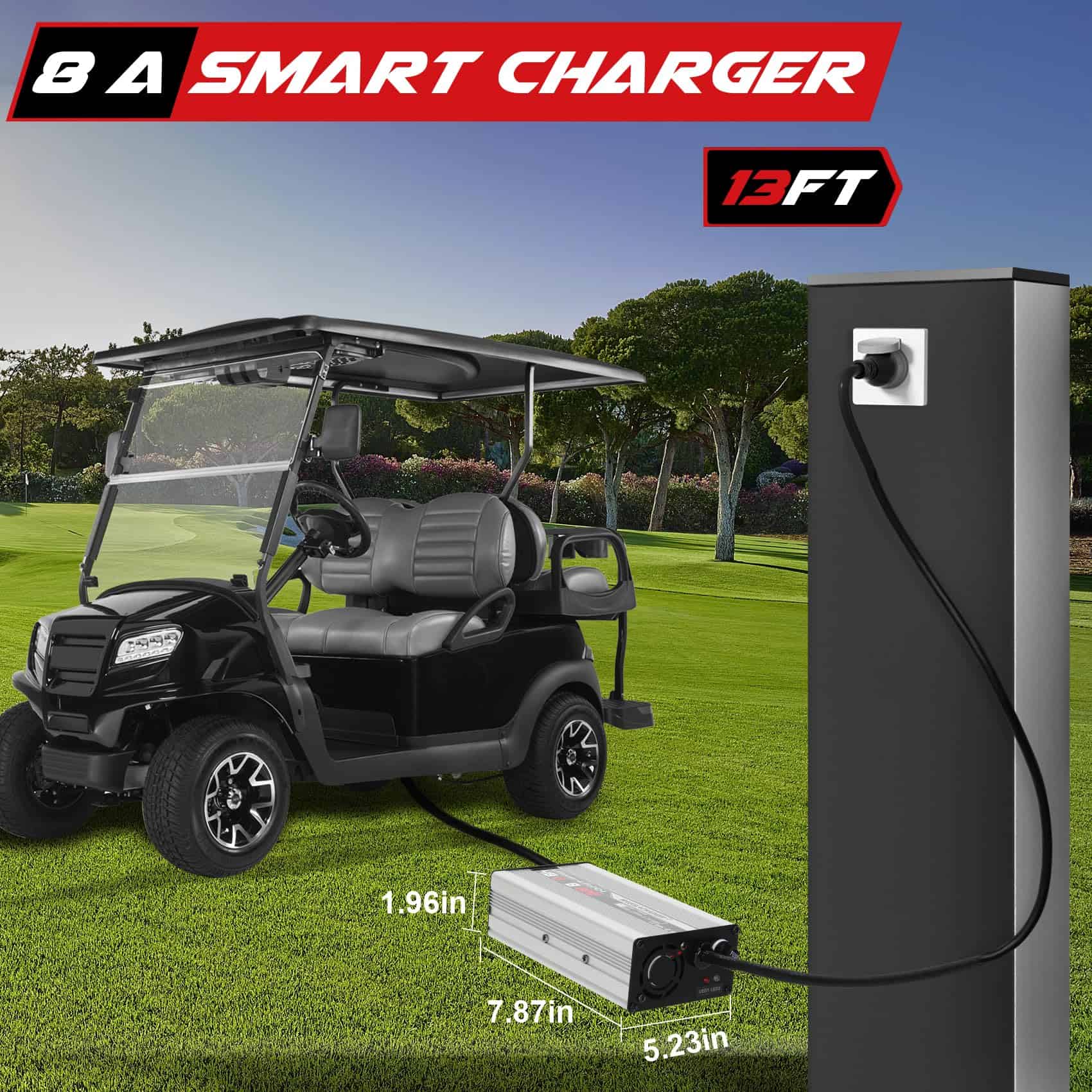 Cargador de Batería de Litio Lifepo4 Magula 48V/58.4V 8A, - Imagen 5