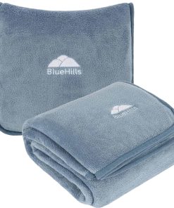 Manta Almohada de Viaje Premium BlueHills para Vuelos en