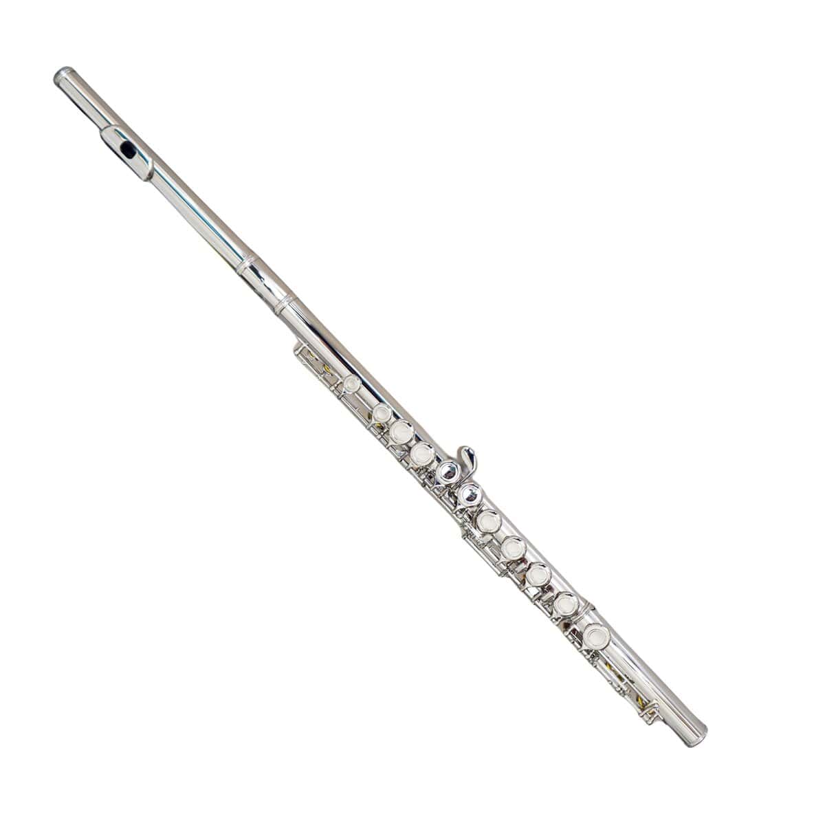 Flauta C Deloitte Cerrada 16 Llaves Niquelada, DFL-101,