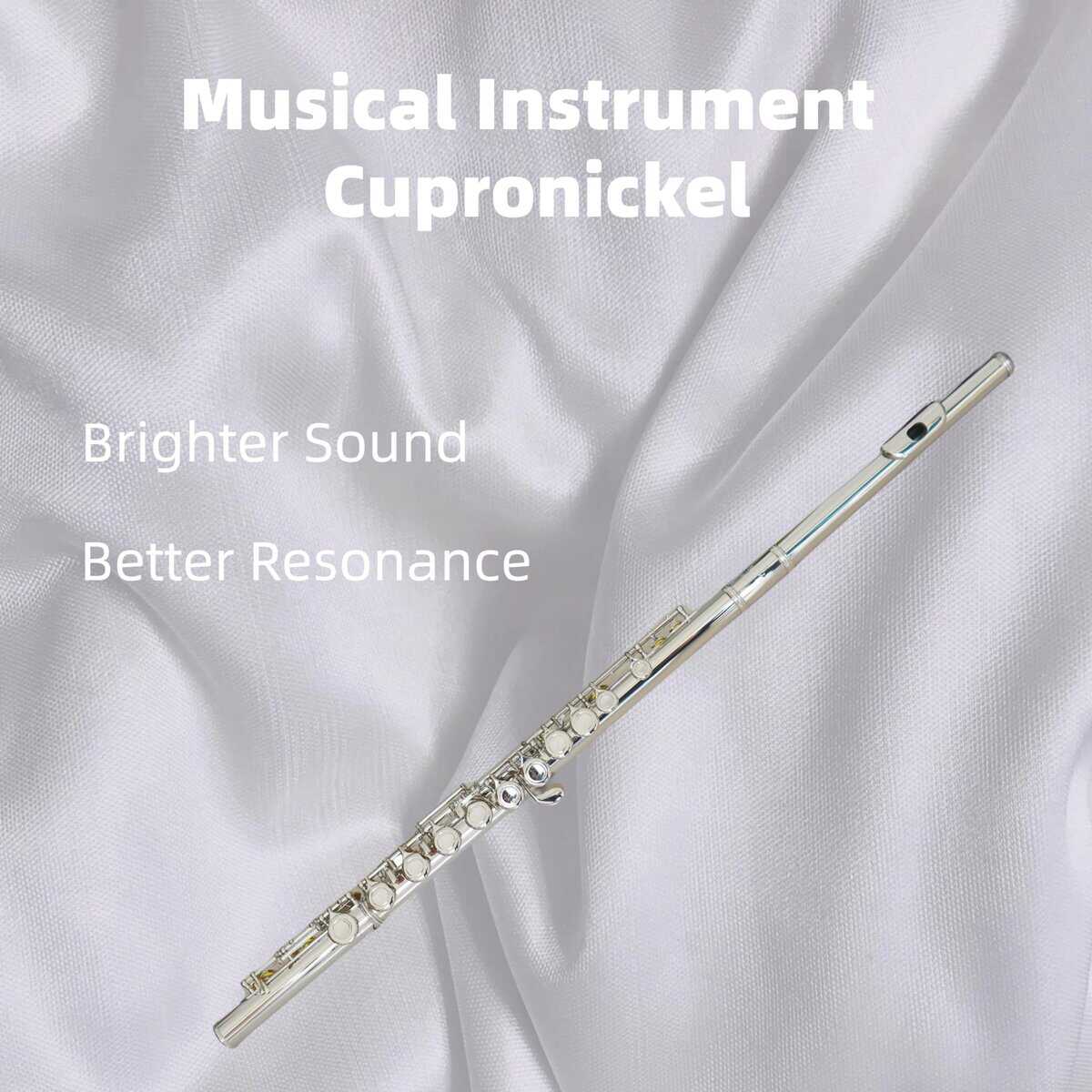 Flauta C Deloitte Cerrada 16 Llaves Niquelada, DFL-101, - Imagen 3