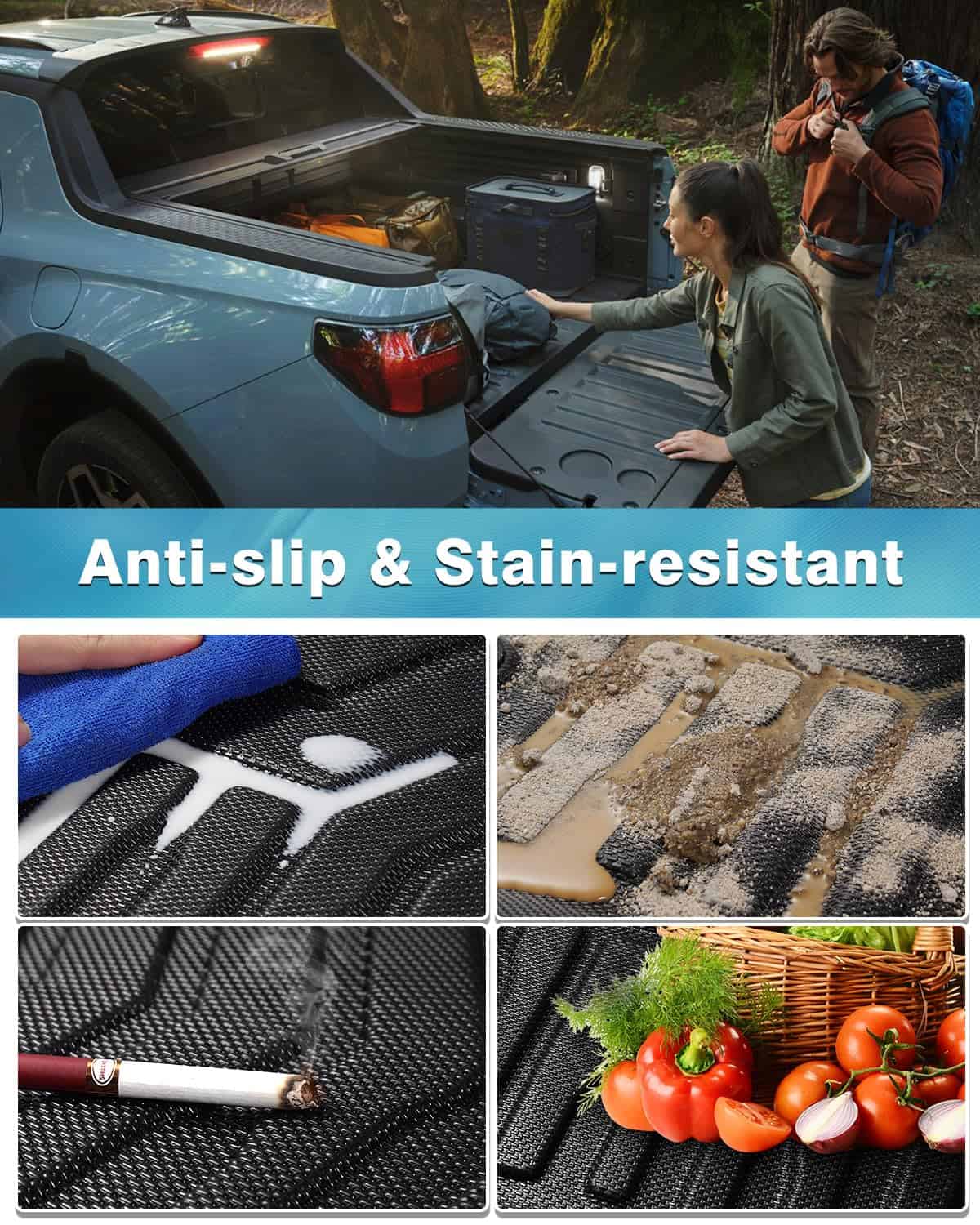 Tapete para cama de camión Mixsuper para Hyundai Santa Cruz - Imagen 8