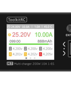 ToolkitRC M7 200W 10A Cargador Equilibrado Descargador para