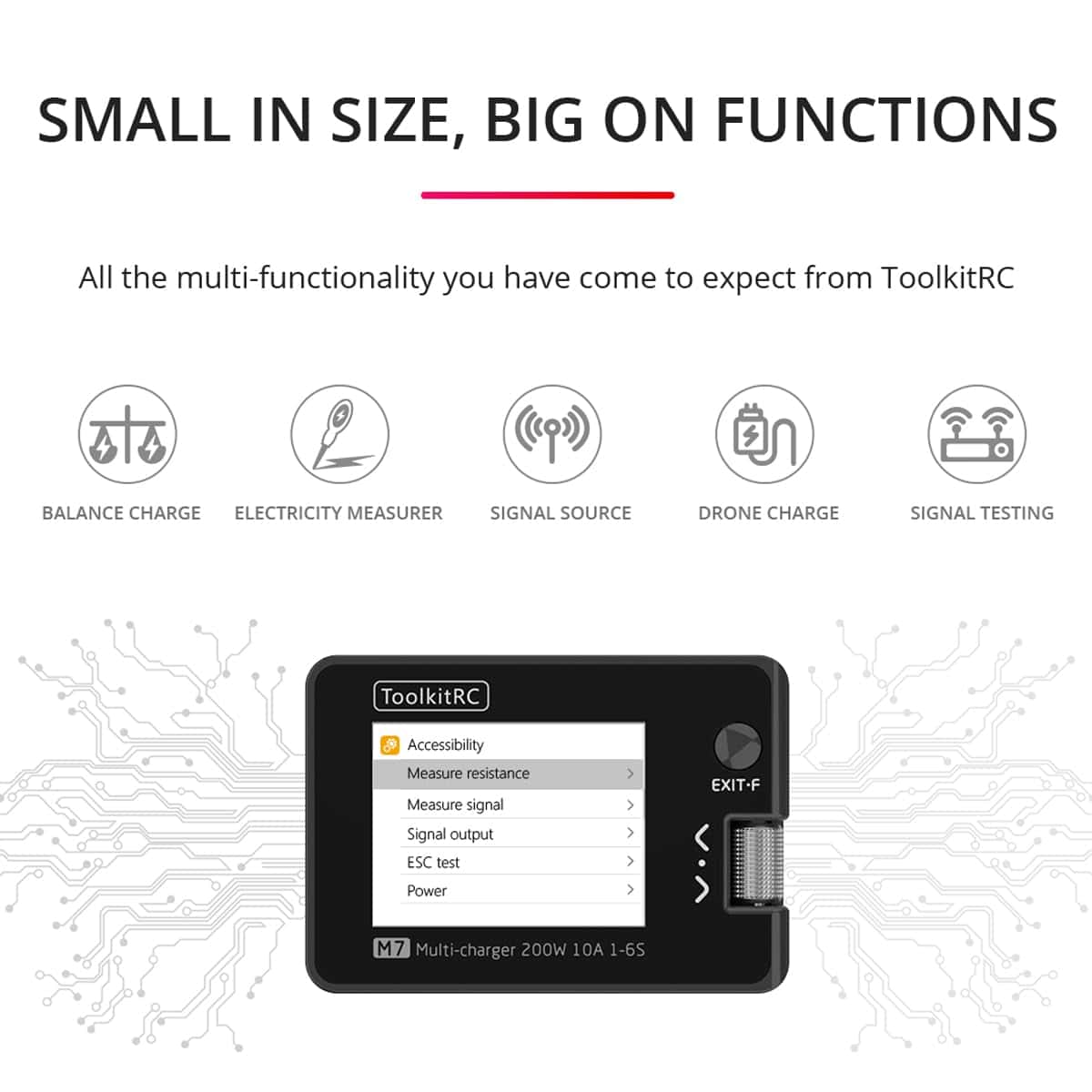 ToolkitRC M7 200W 10A Cargador Equilibrado Descargador para - Imagen 8