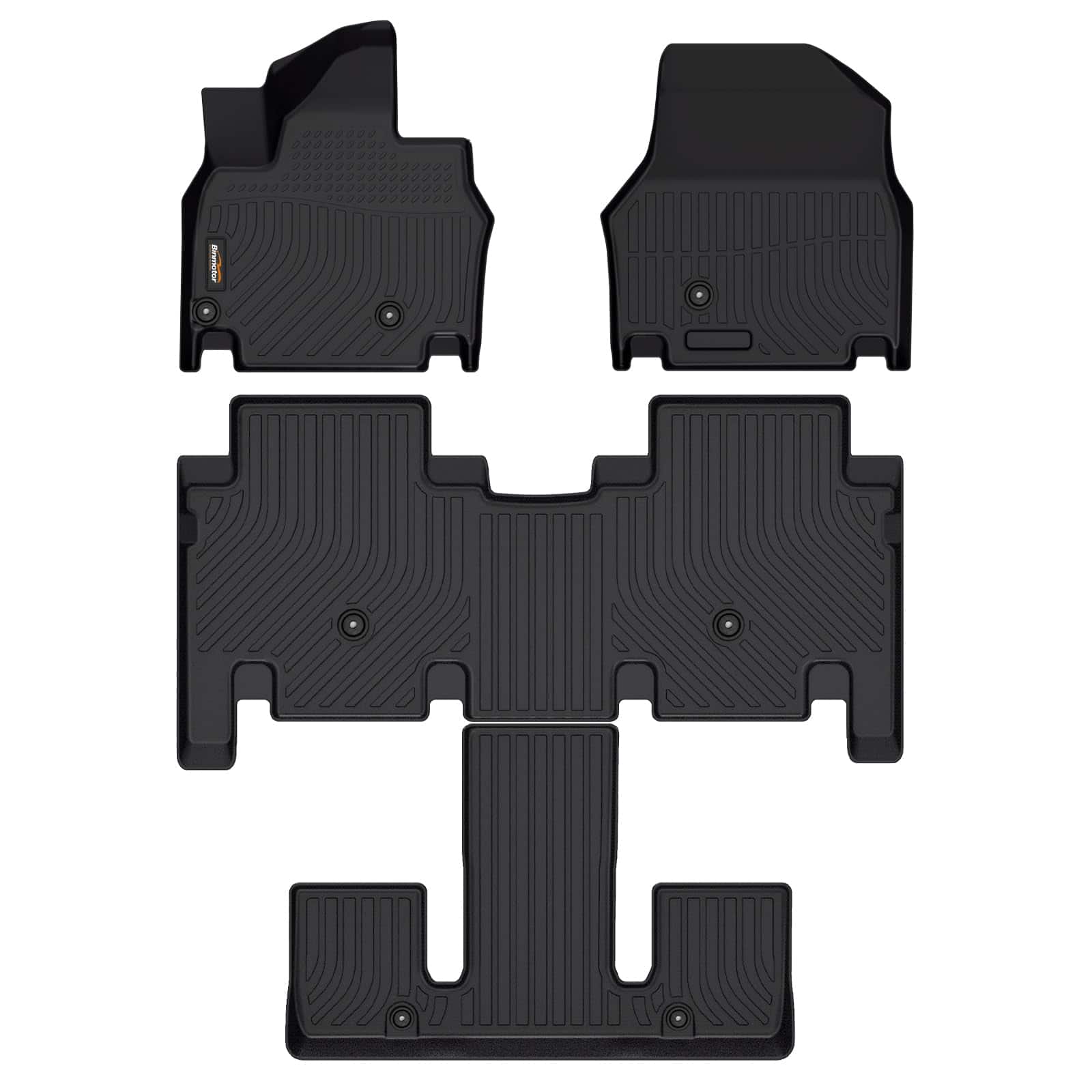 Tapetes para Piso de Kia EV9 2024 de 6 Pasajeros con