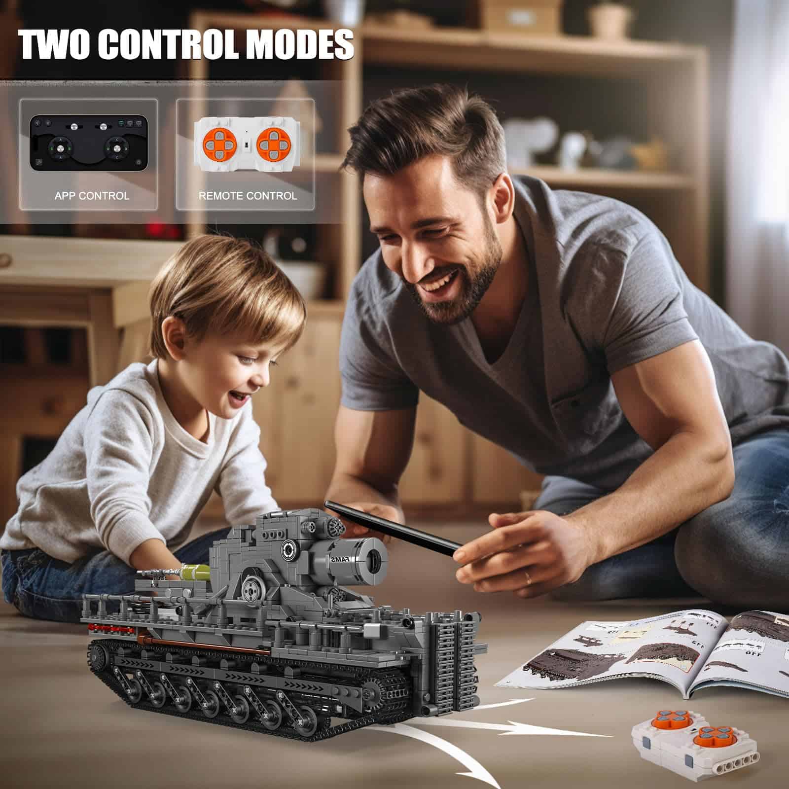 Kit de Bloques de Construcción de Tanque del Ejército de - Imagen 6