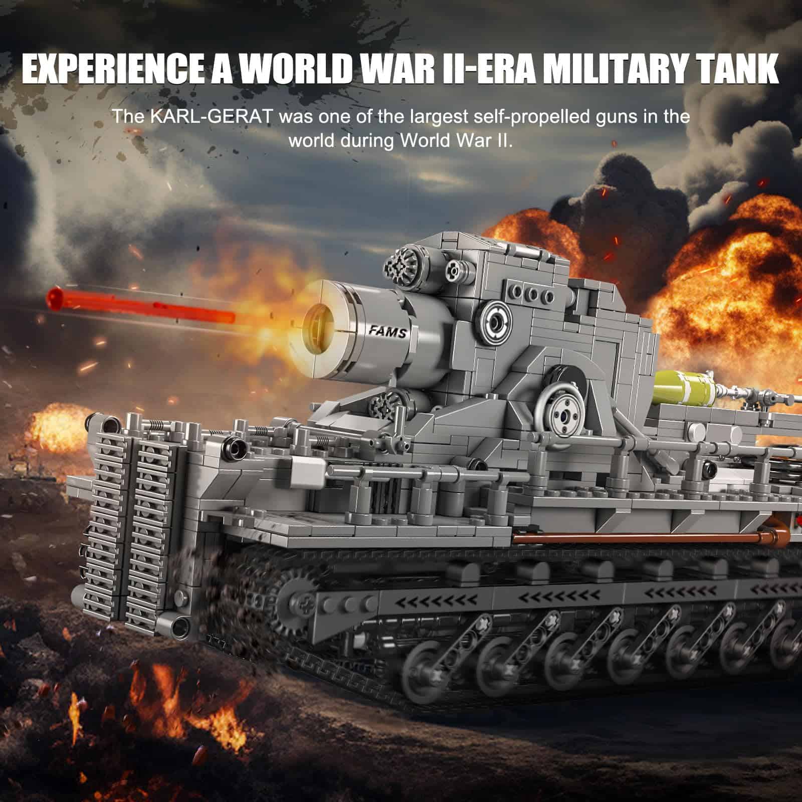 Kit de Bloques de Construcción de Tanque del Ejército de - Imagen 3