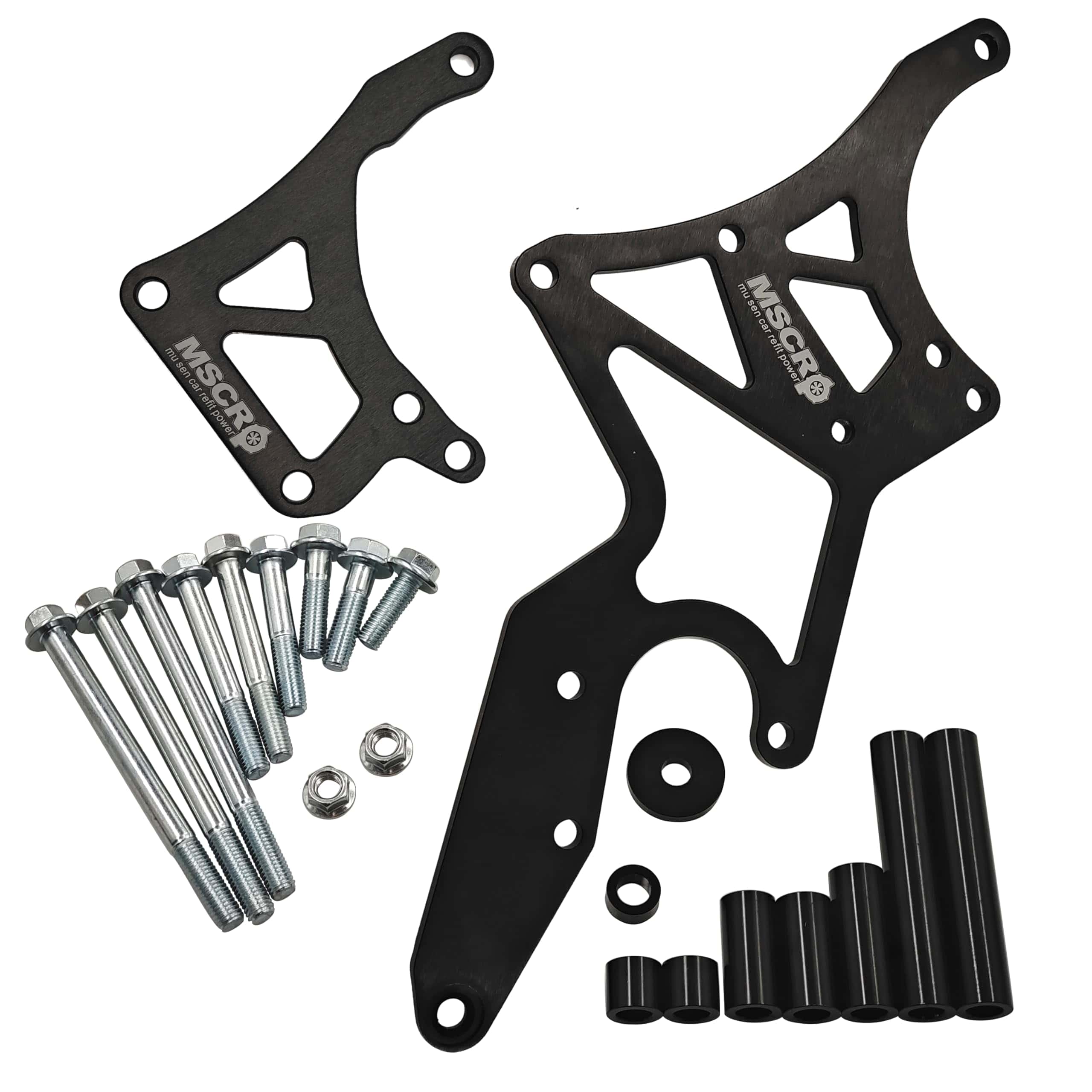 Soporte de alternador de correa de motor LS y conversión de