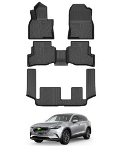 Tapetes Mixsuper para Mazda CX-9 2016-2023, Set de 3 filas